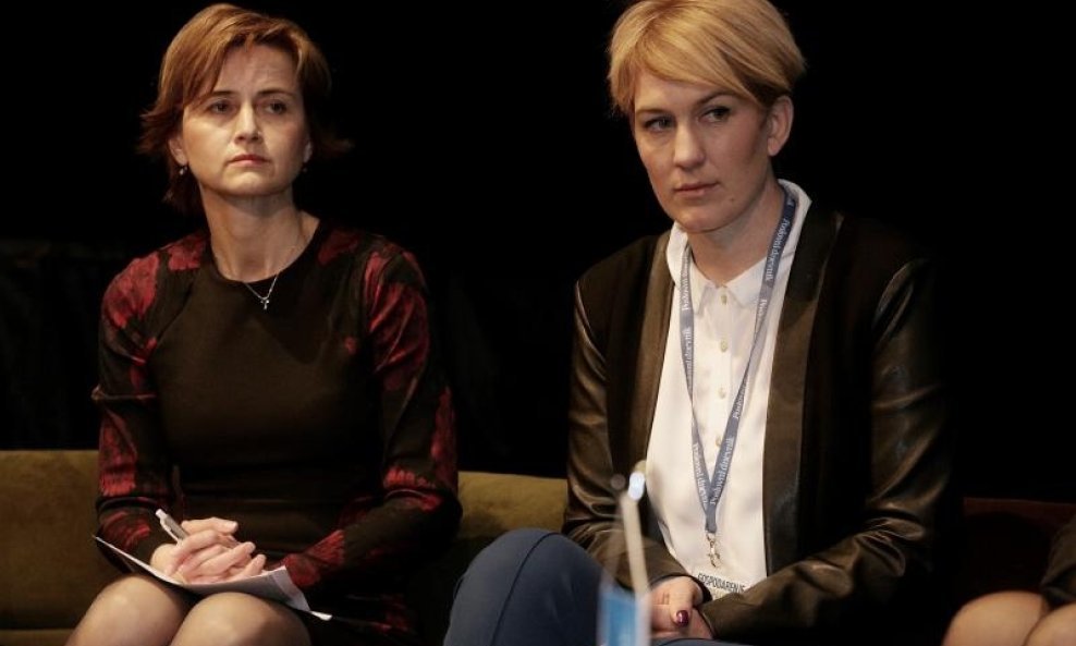 Sandra Švaljek i gradonačelnica Supetra Ivana Marković