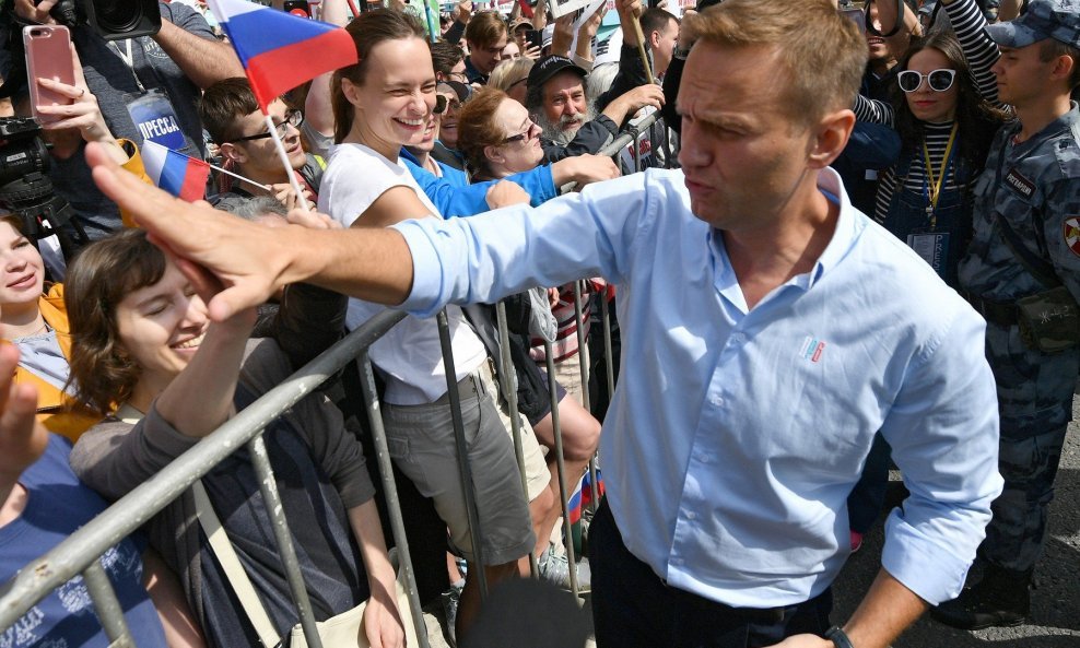 Aleksej Navaljni vođa je ruske opozicije