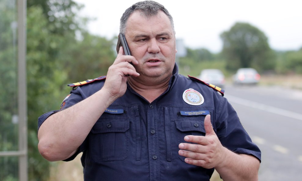 Glavni vatrogasni zapovjednik Slavko Tucaković