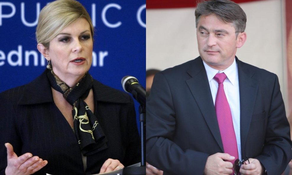 Kolinda Grabar Kitarović i Željko Komšić