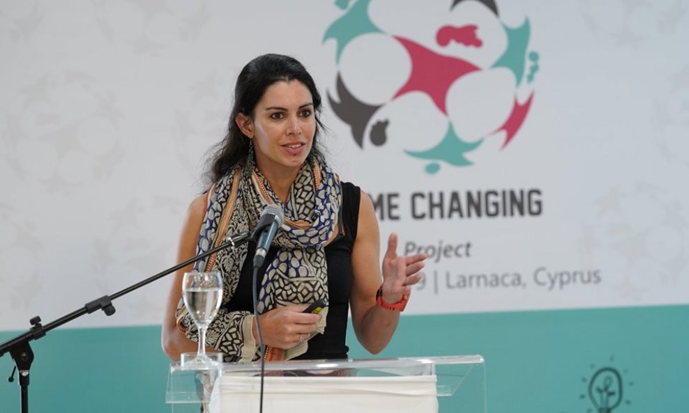 Osim što je znanstvenica, 34-godišnja Natalie Christopher aktivistica je za ujedinjenje grčkog i turskog Cipra
