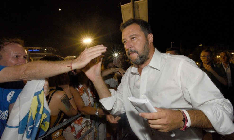 Matteo Salvini, potpredsjednik talijanske Vlade, ministar unutarnjih poslova i vođa stranke Liga
