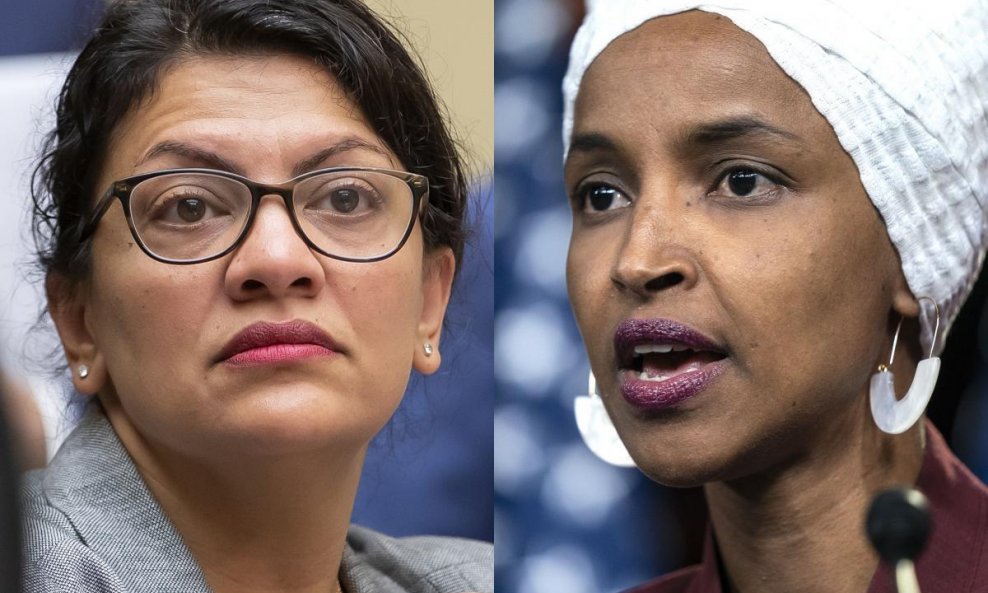 Zastupnice u američkom kongresu Rashida Tlaib i Ilhan Omar