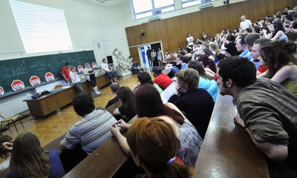 studentski prosvjedi plenum filozofski