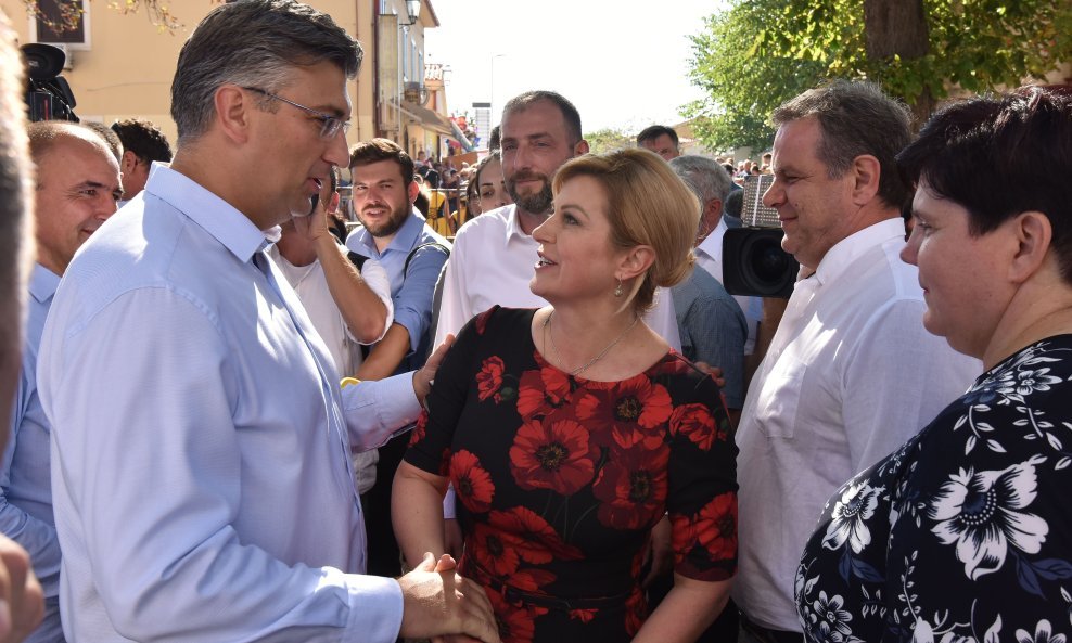 Andrej Plenković i Kolinda Grabar Kitarović