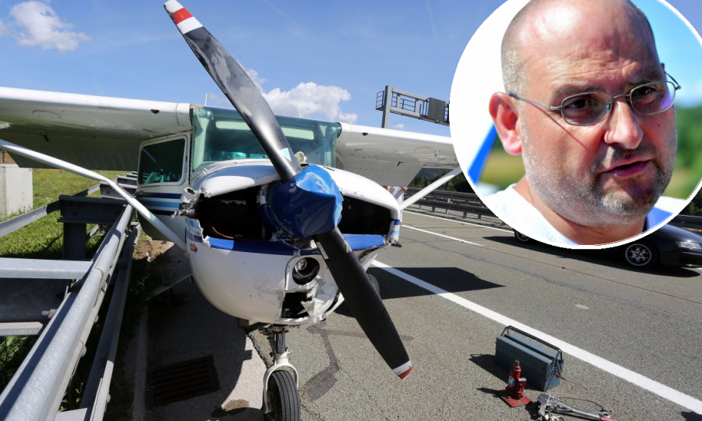 Pilot Teodor Goričanec koji je uspješno sletio na autocestu Zagreb - Rijeka