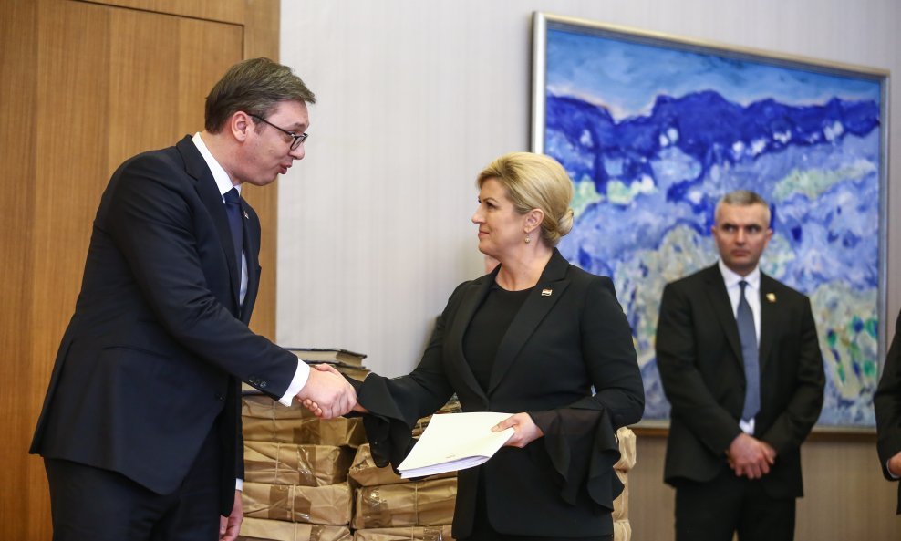 Aleksandar Vučić i Kolinda Grabar Kitarović