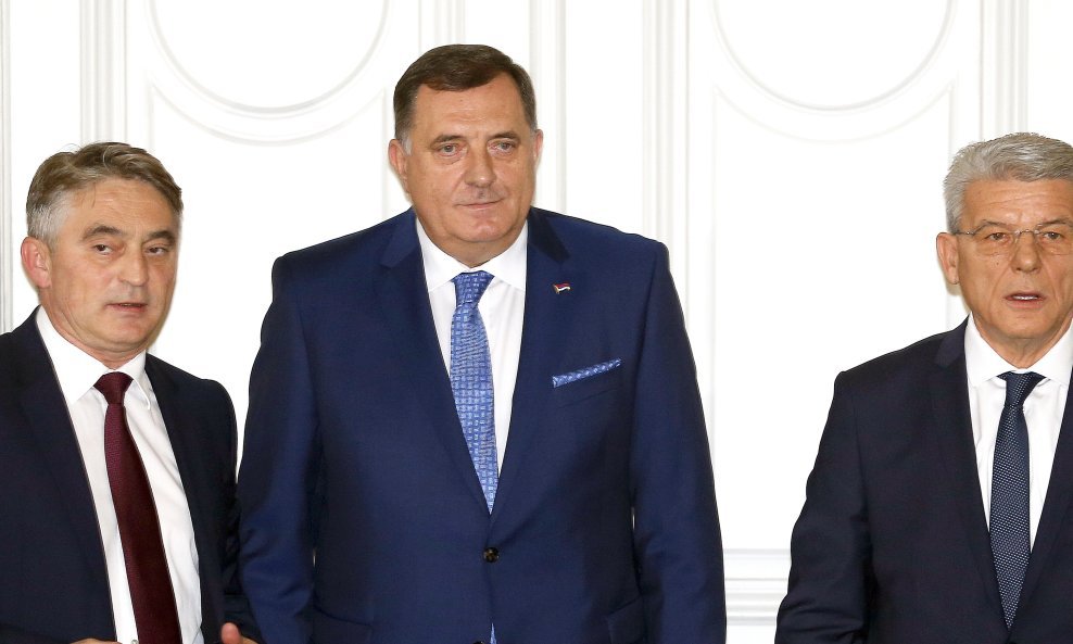 Željko Komšić, Milorad Dodik i Šefik Džaferović