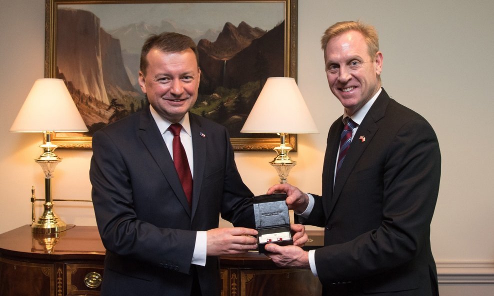 Američki ministar obrane Patrick M. Shanahan i poljski ministar obrane Mariusz Blaszczak