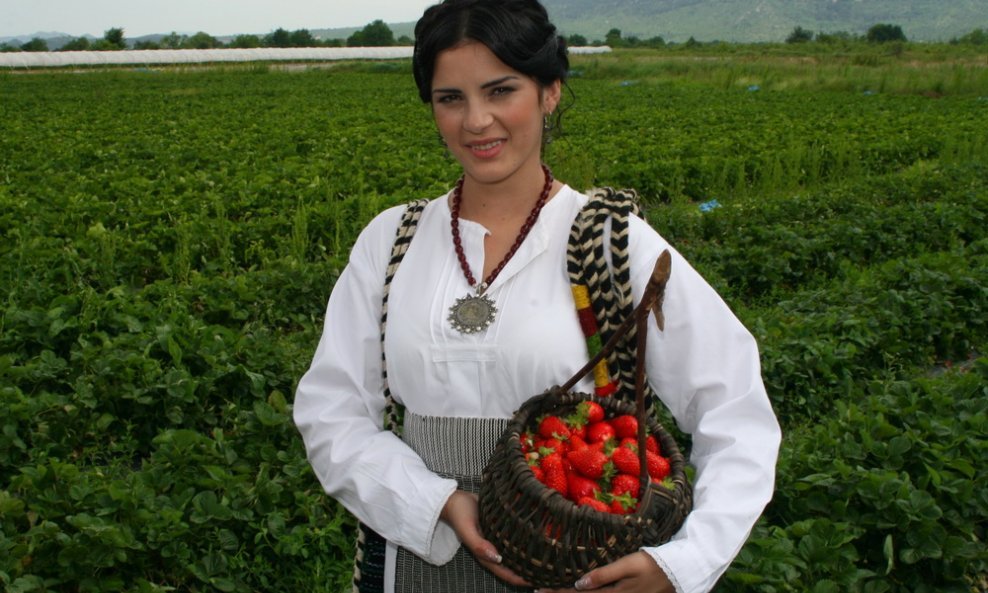 Hrvatska misica Katarina Banić s vrgoračkom jagodom