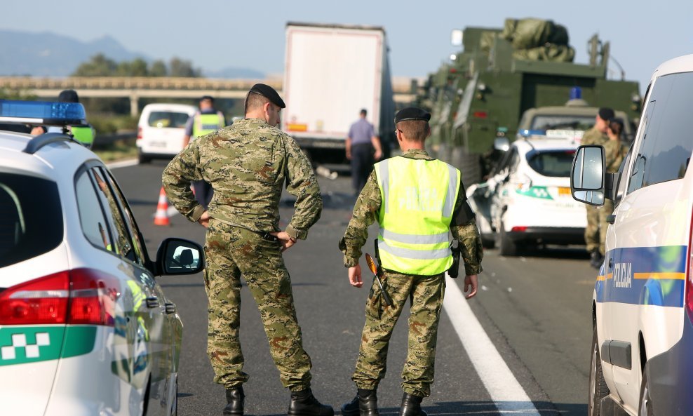 Očevid nakon nesreće koja se dogodila u srijedu