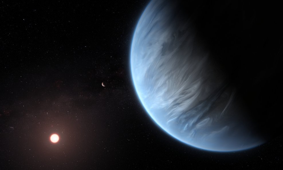 Planet K2-18b, prva dosad otkrivena 'superzemlja' koja sadržava vodu i temperaturee koje koje podržavaju život