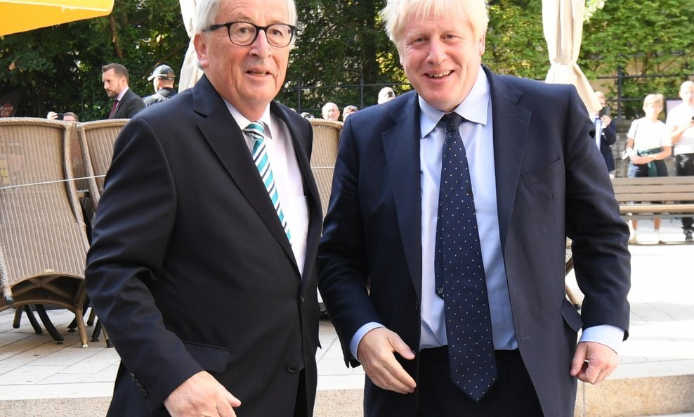 Jean-Claude Juncker i Boris Johnson
