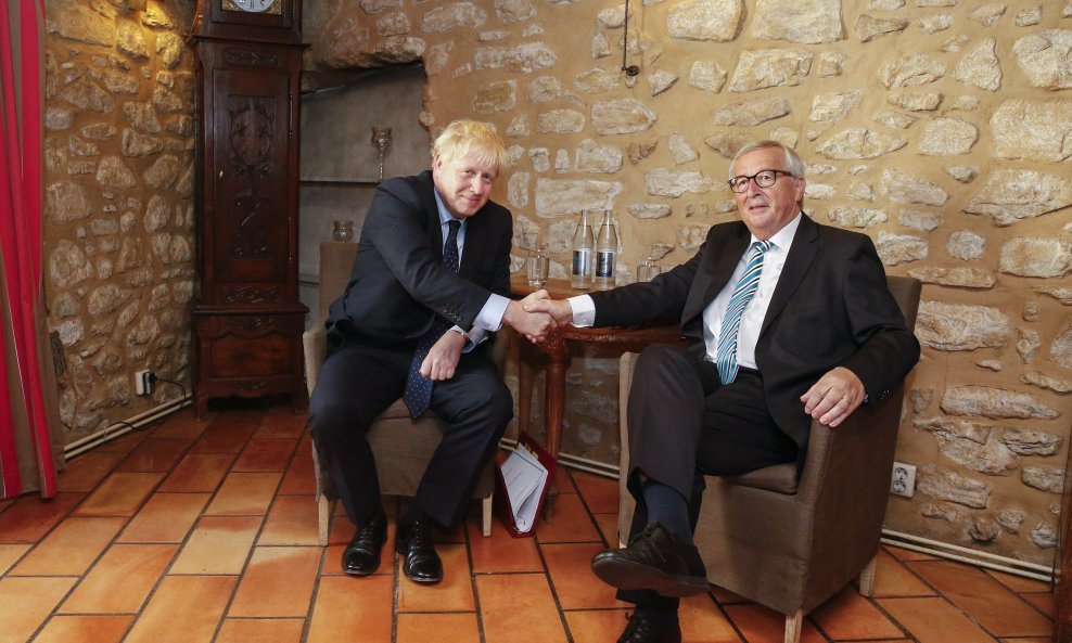 Boris Johnson i Jean-Claude Juncker