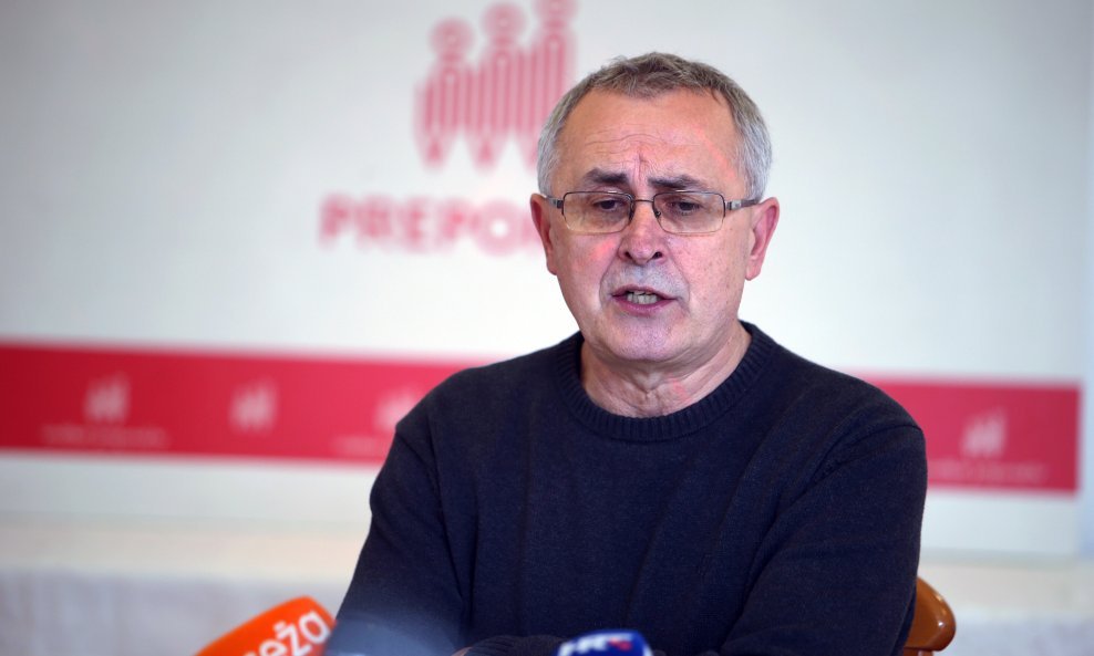 Predsjednik Sindikata Preporod Željko Stipić