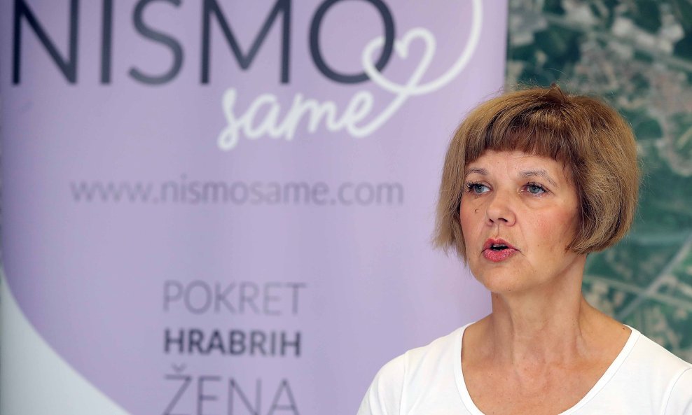 Predsjednica udruge 'Nismo same' Ivana Kalogjera