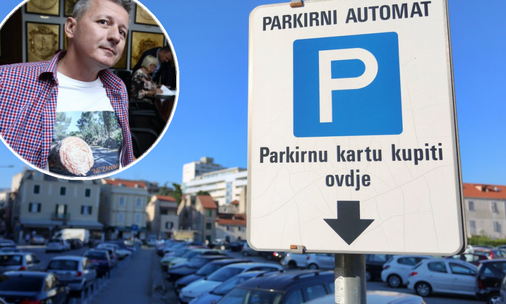 Jakov Prkić; parkiralište u Splitu/ilustracija