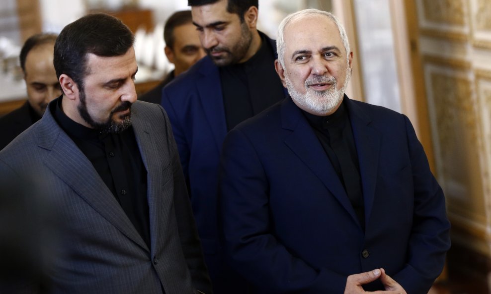 Muhamed Džavad Zarif, na slici desno, otputovao je u New York na skupštinu UN-a