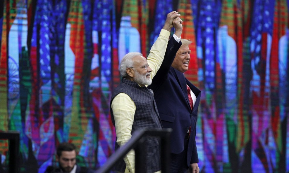 Indijski premijer Narendra Modi i američki predsjednik Donald Trump