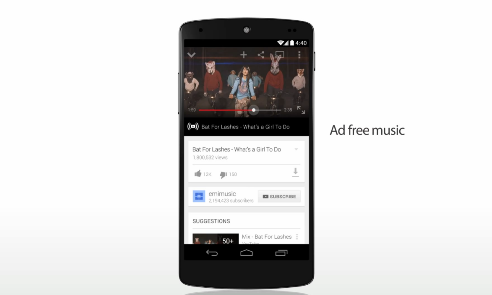 YouTube Music Key