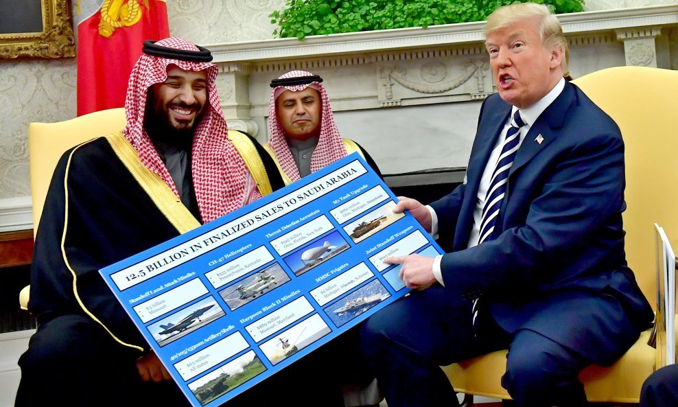 Donald Trump i saudijski princ Mohamed bin Salman