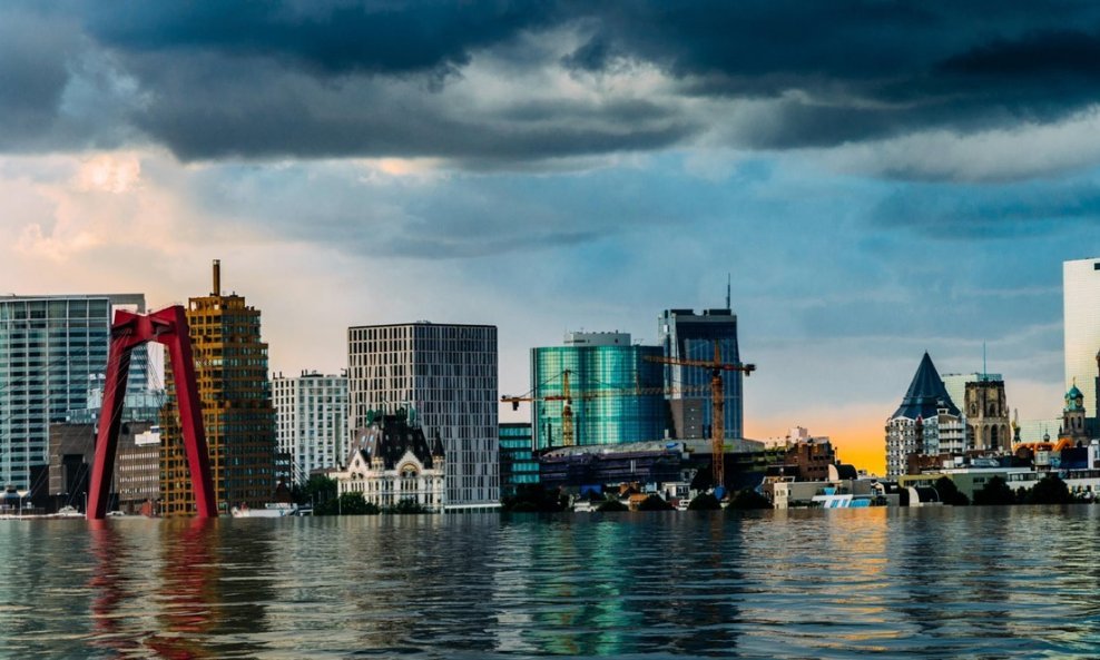 Umjetnička vizija potopljene nizozemske luke Rotterdam uskoro bi mogla postati stvarnost
