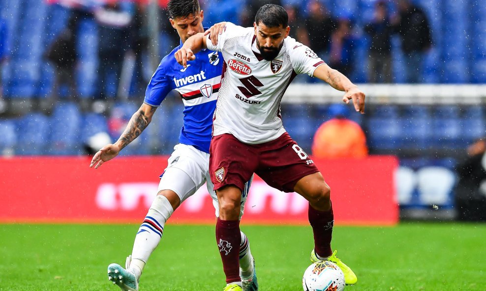 Detalj s utakmice Sampdoria - Torino