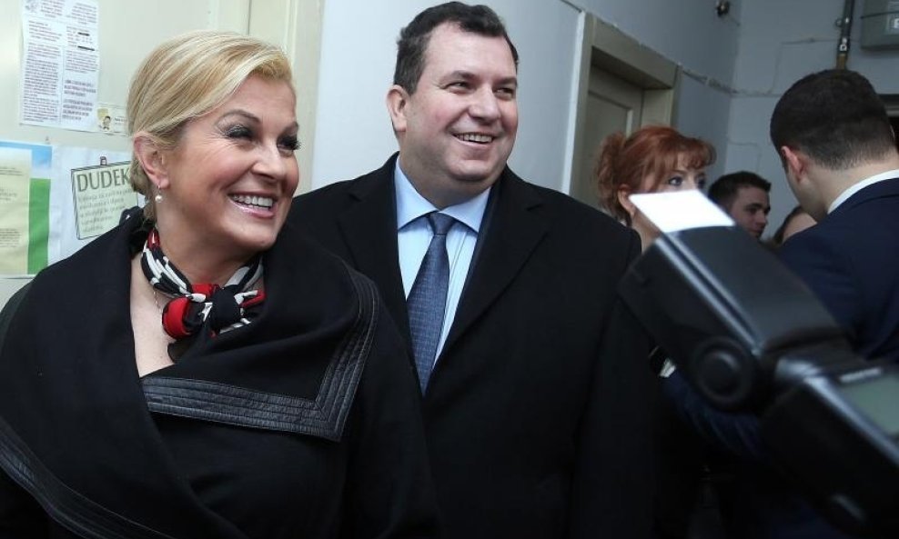 Kolinda Grabar Kitarović sa suprugom Jakovom