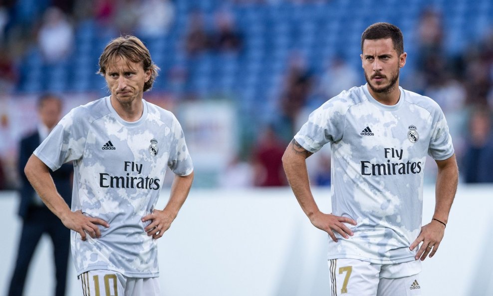 Luka Modrić i Eden Hazard