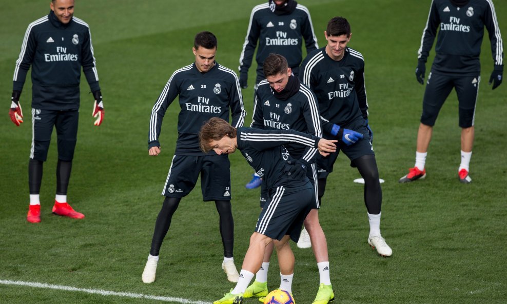 Real Madrid: Luka Modrić, Keylor Navas, Sergio Reguilon, Federico Valverde, Vinicius Jr. i  Thibaut Courtois