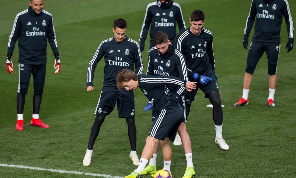 Real Madrid: Luka Modrić, Keylor Navas, Sergio Reguilon, Federico Valverde, Vinicius Jr. i  Thibaut Courtois