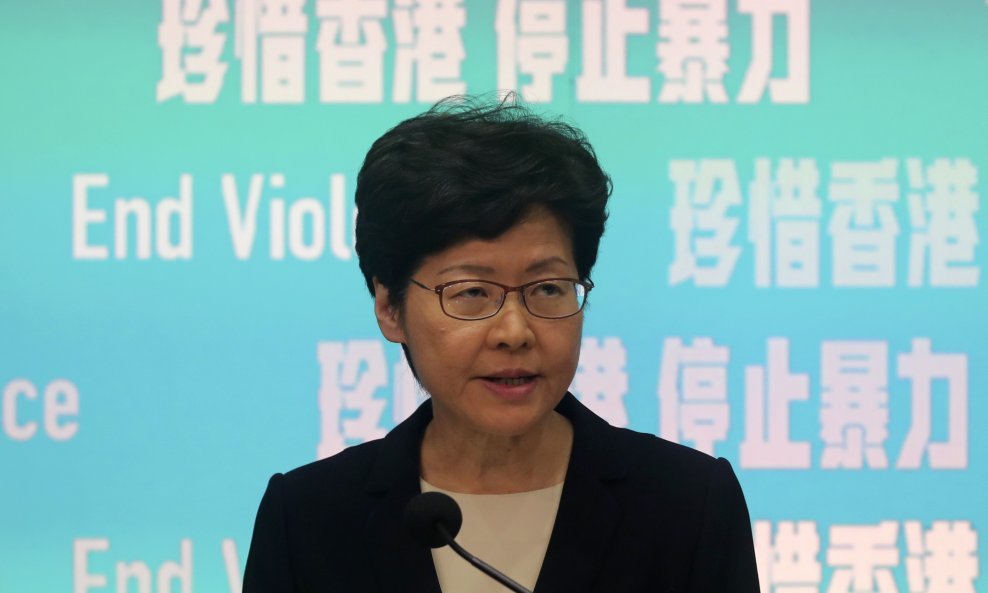 Hongkonška čelnica Carrie Lam