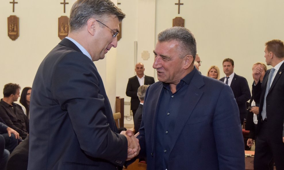 Andrej Plenković i Ante Gotovina
