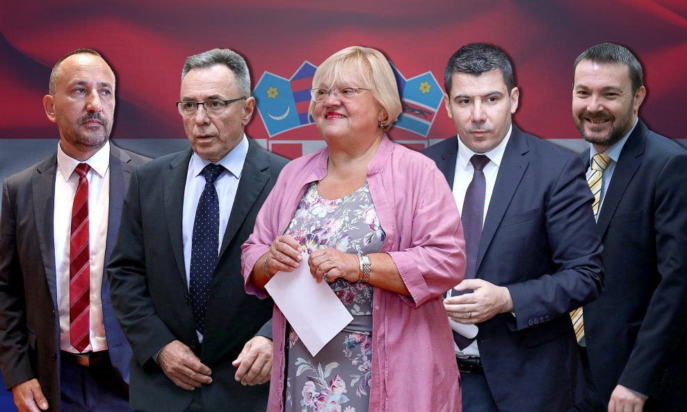 Hrvoje Zekanović, Milorad Batinić, Anka Mrak Taritaš, Nikola Grmoja, Goran Bauk