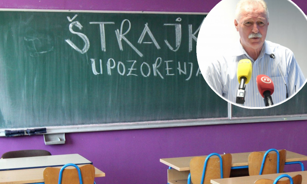 Štrajk u školama; sindikalist Branimir Mihalinec
