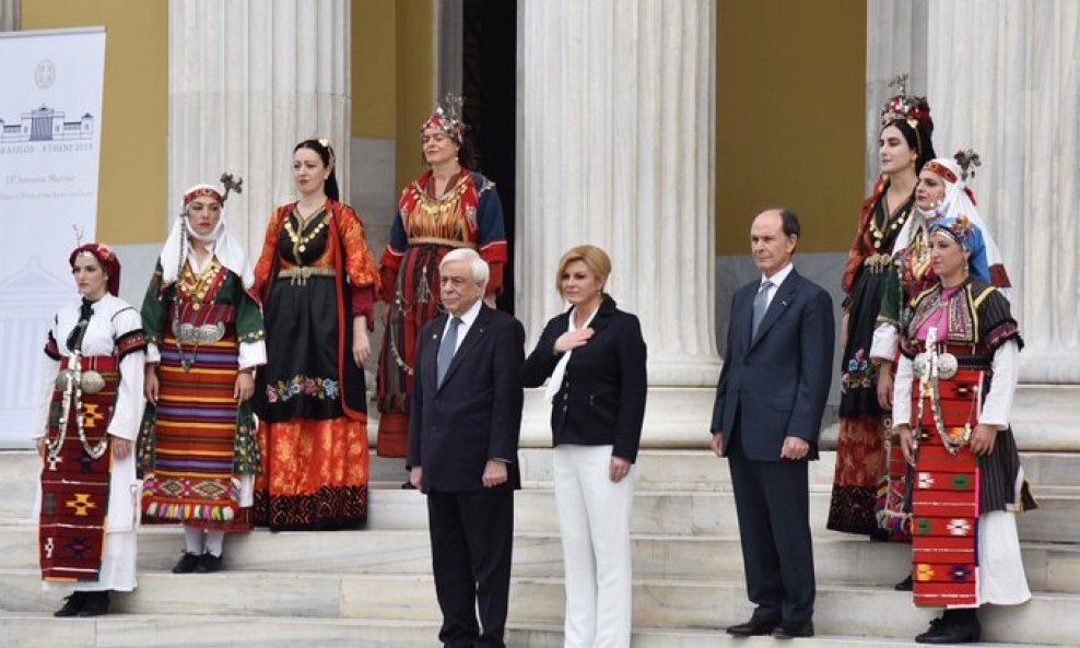 Kolinda Grabar Kitarović u Grčkoj