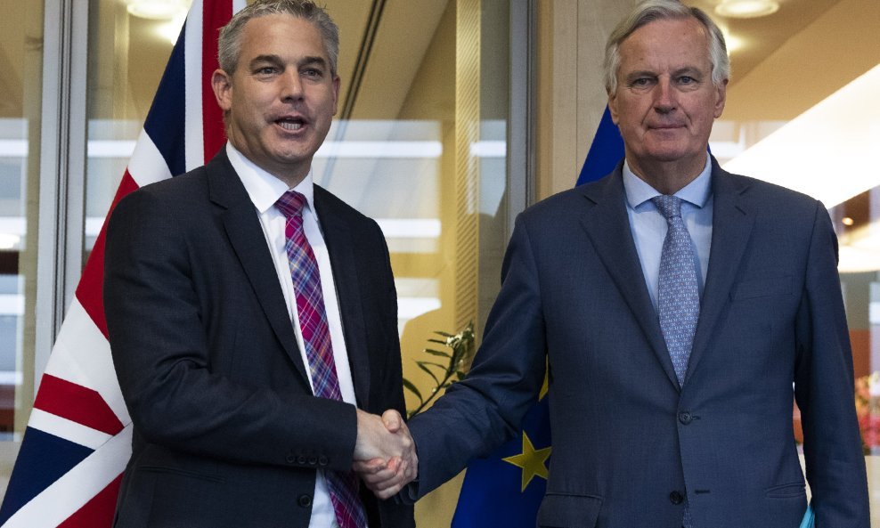 Michel Barnier i Stephen Barclay