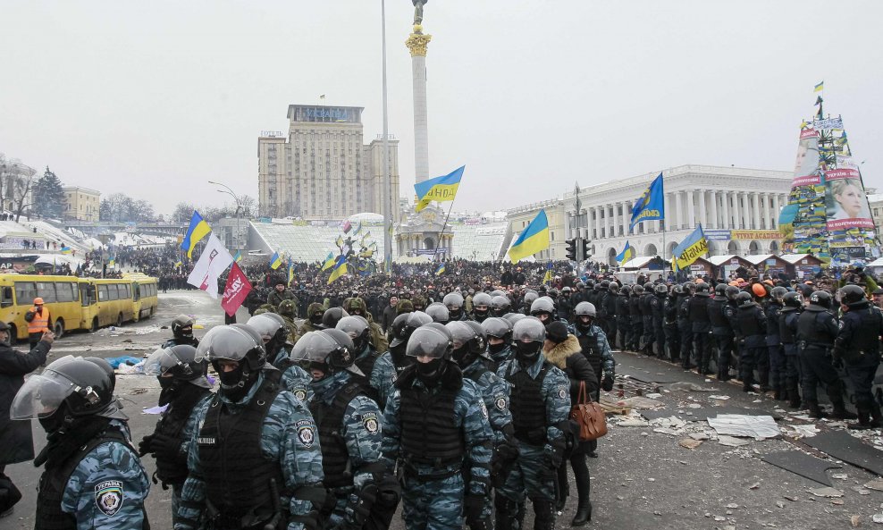 Ukrajinska policija Kijev prosvjedi