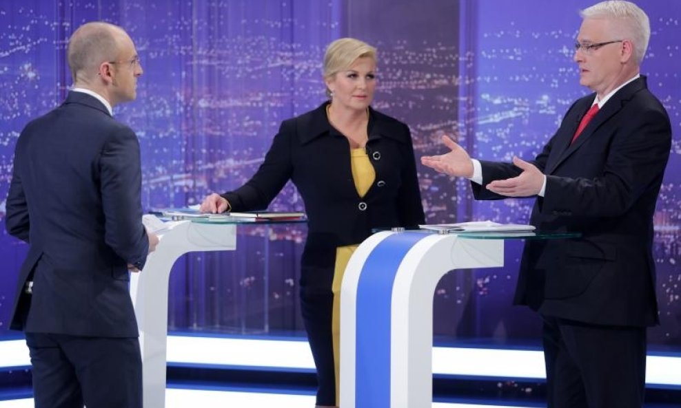 Sučeljavanje predsjedničkih kandidata Kolinde Grabar-Kitarović i Ive Josipovića (8)