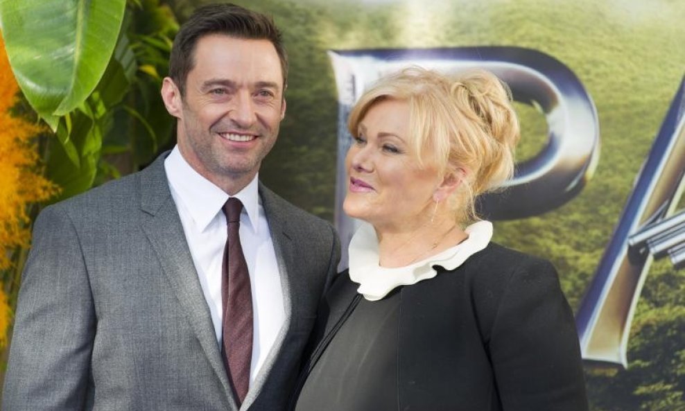 Hugh Jackman sa suprugom Deborah 