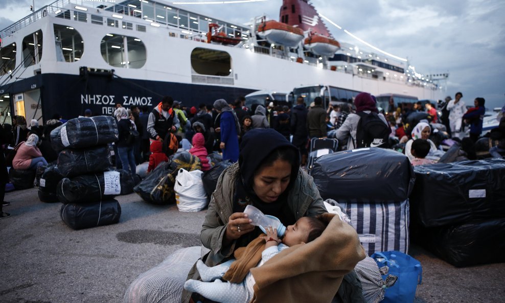 Izbjeglice u Grčkoj, listopad 2019.