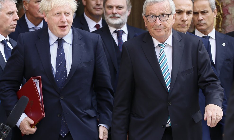 Boris Johnson i Jean-Claude Juncker