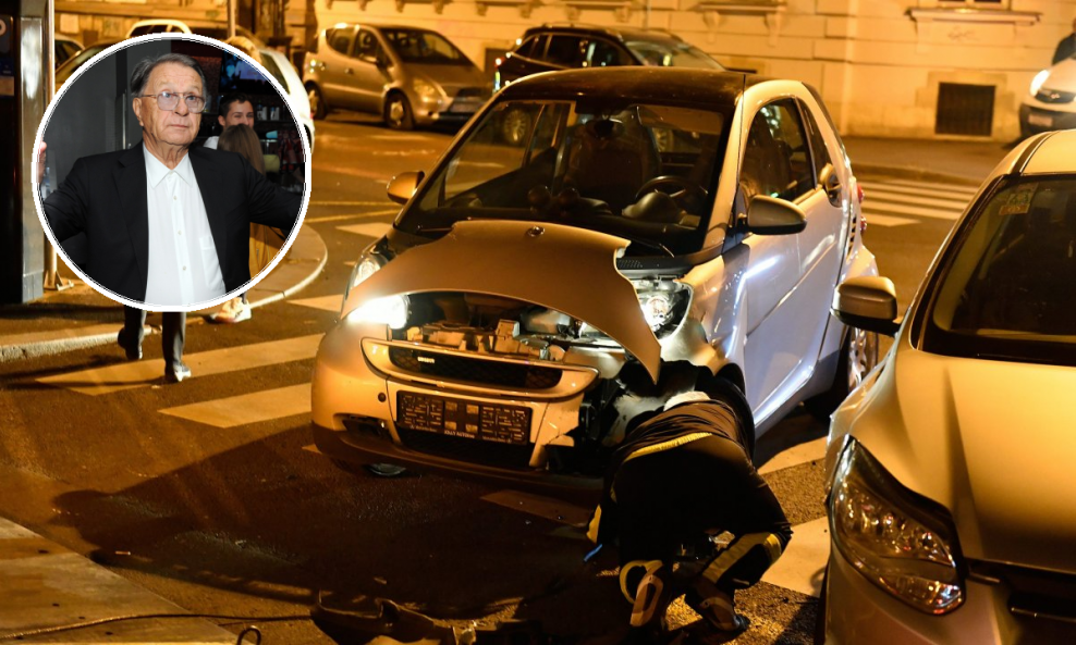 Ćiro Blažević je doživio prometnu nesreću u subotu navečer.