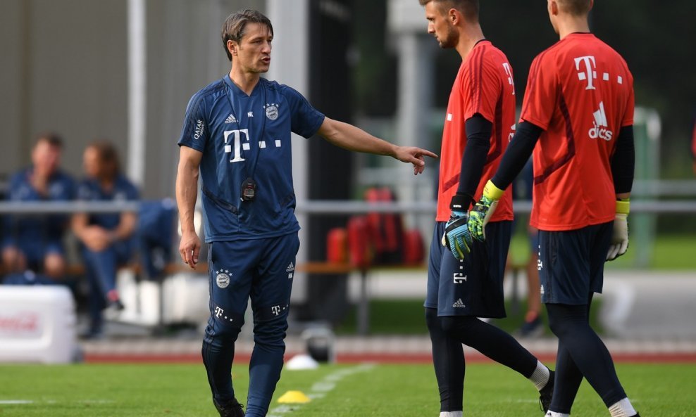 Trener Bayerna Niko Kovač, Sven Ulreich i Manuel Neuer