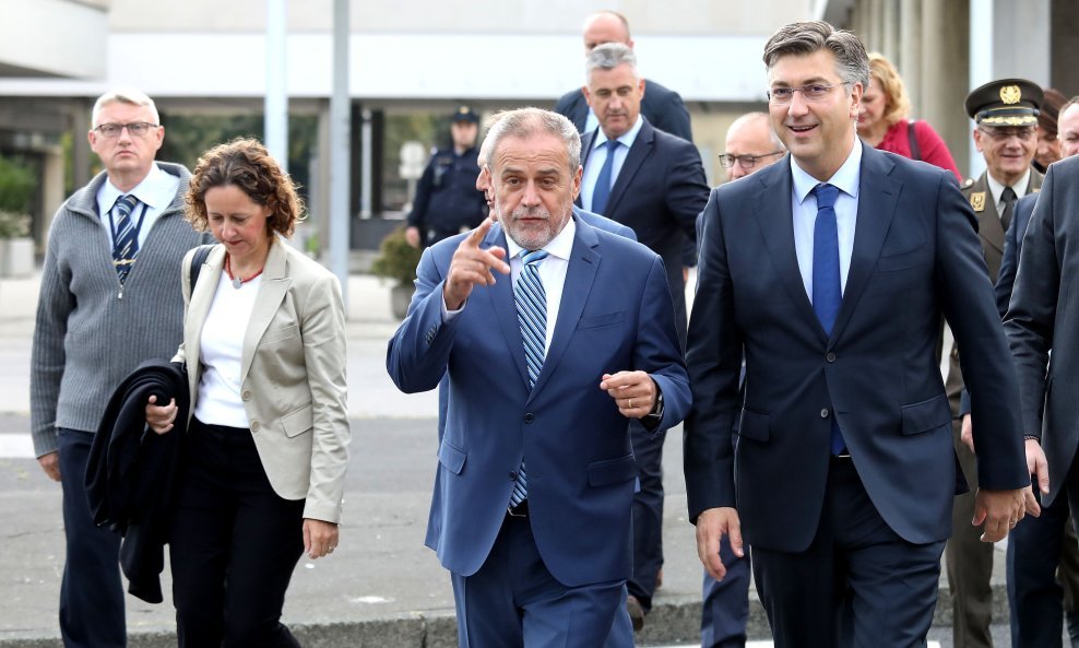 Milan Bandić i Andrej Plenković