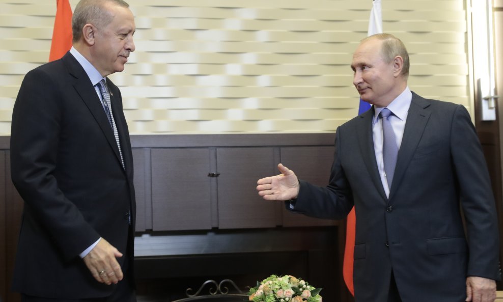 Recep Tayyip Erdogan i Vladimir Putin