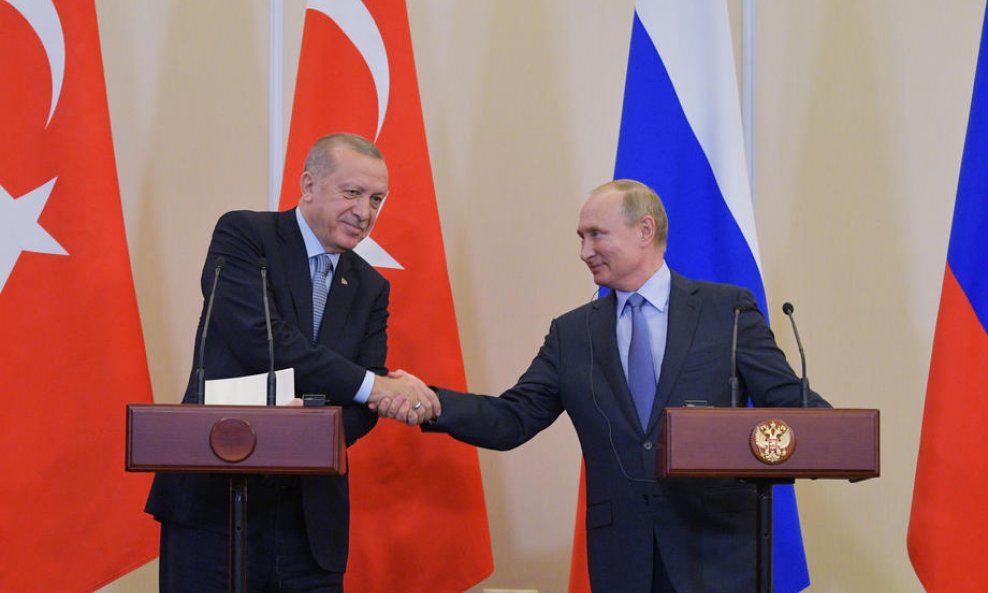 Recep Tayyip Erdogan i Vladimir Putin