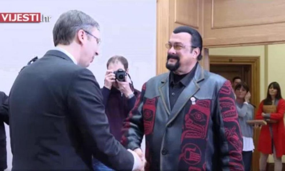 Steven Seagal Aleksandar Vučić