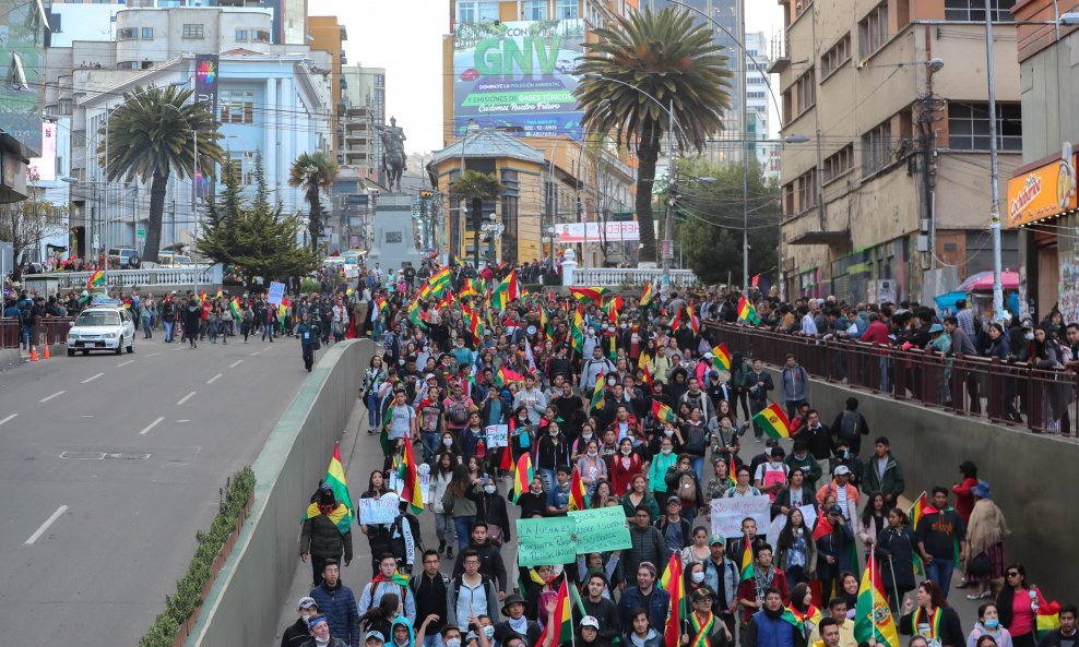 Prosvjedi u La Pazu