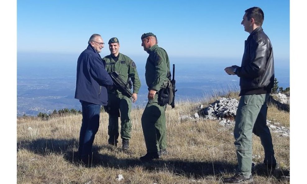 Ministar Davor Božinović na terenu